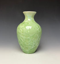Load image into Gallery viewer, Crystalline Glazed Vase - Mint Green