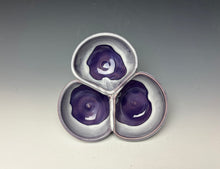 Load image into Gallery viewer, Triple Dip Dish- Purple