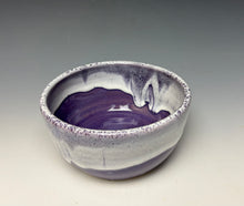 Load image into Gallery viewer, Purple and White Soup Mug
