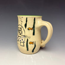 Load image into Gallery viewer, Scuba Pig Mug- Lime Green