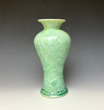Load image into Gallery viewer, Crystalline Glazed Vase - Mint Green #3