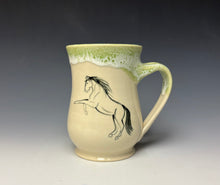 Load image into Gallery viewer, Rearing Horse Mug- Key Lime