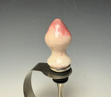 Load image into Gallery viewer, Crystalline Glazed Bottle Stopper- Pink 2