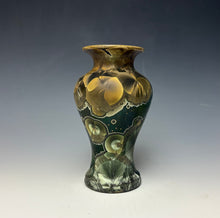 Load image into Gallery viewer, Iron Galaxy Crystalline Glazed Vase 2