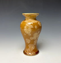 Load image into Gallery viewer, Iced Caramel Crystalline Glazed Mini Vase #6