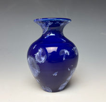 Load image into Gallery viewer, Winter Sky Blue Crystalline Glazed Mini Vase #5