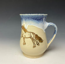 Load image into Gallery viewer, Gold Galloping Horse Mug - Amethyst