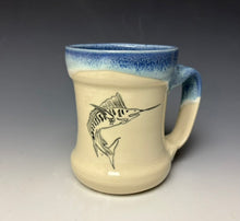 Load image into Gallery viewer, Swordfish Mug- Deep Blue