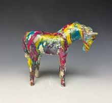 Load image into Gallery viewer, Rainbow Marble Horse 882