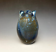 Load image into Gallery viewer, Tulip Vase- Cobalt Galaxy #1