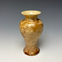 Load image into Gallery viewer, Iced Caramel Crystalline Glazed Mini Vase #6