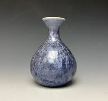 Load image into Gallery viewer, Periwinkle Crystalline Mini Vase 4