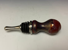 Load image into Gallery viewer, Crystalline Glazed Bottle Stopper- Ruby #3