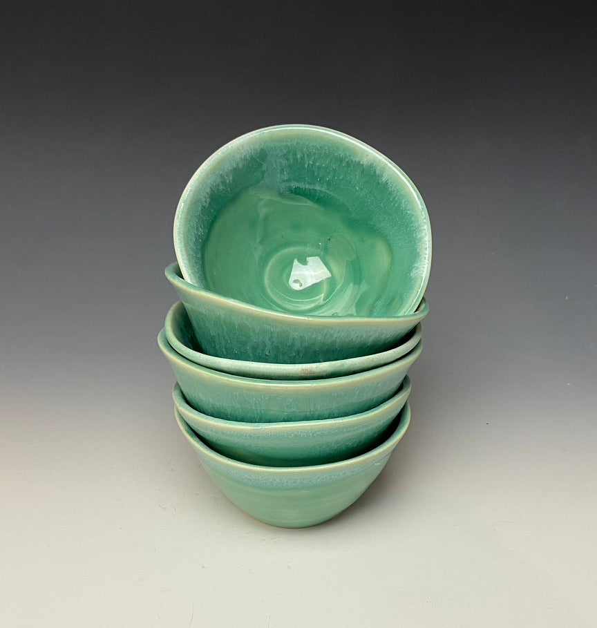 Mini Dish- Seafoam Green – Lindsey Epstein Pottery