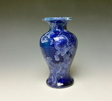 Load image into Gallery viewer, Royal Blue Crystalline Glazed Mini Vase