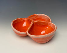 Load image into Gallery viewer, Triple Dip Dish- Intense Orange