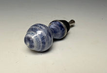 Load image into Gallery viewer, Crystalline Glazed Bottle Stopper- Periwinkle #2
