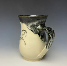 Load image into Gallery viewer, Trotting Horse Mug - Jet Black