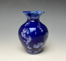 Load image into Gallery viewer, Winter Sky Blue Crystalline Glazed Mini Vase #5