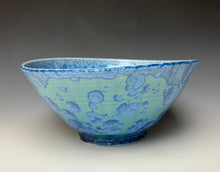 Load image into Gallery viewer, Teal Crystalline Glazed Bowl