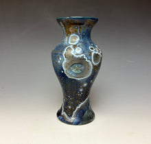 Load image into Gallery viewer, Cobalt Galaxy Crystalline Glazed Vase 6