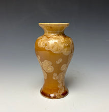Load image into Gallery viewer, Iced Caramel Crystalline Glazed Mini Vase #6