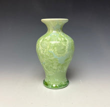 Load image into Gallery viewer, Crystalline Glazed Mini Vase - Mint Green