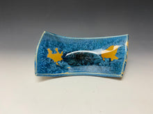 Load image into Gallery viewer, Crystalline Tray in Blue and Orange