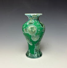 Load image into Gallery viewer, Emerald Green Crystalline Glazed Mini Vase 6