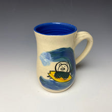 Load image into Gallery viewer, Surfer Pig Mug- Bright Blue