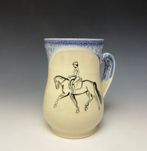 Load image into Gallery viewer, Dressage Horse and Rider Mug - Purple