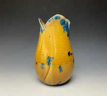 Load image into Gallery viewer, Tulip Vase- Blue and Orange #13
