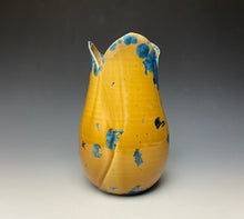 Load image into Gallery viewer, Tulip Vase- Blue and Orange #13