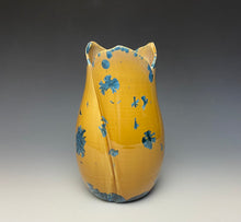 Load image into Gallery viewer, Tulip Vase- Blue and Orange #3