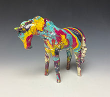 Load image into Gallery viewer, Rainbow Marble Horse 882
