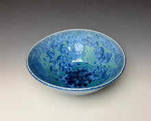 Load image into Gallery viewer, Teal Crystalline Glazed Bowl