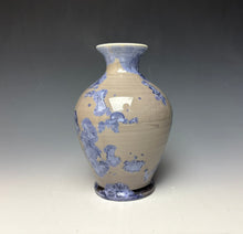 Load image into Gallery viewer, Periwinkle Crystalline Vase