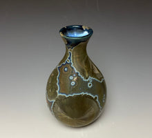 Load image into Gallery viewer, Antique Bronze Galaxy Crystalline Glazed Mini Vase 2