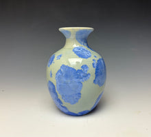 Load image into Gallery viewer, Powder Blue Crystalline Glazed Mini Vase 3