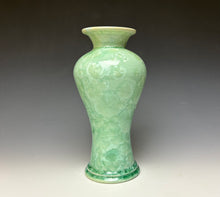 Load image into Gallery viewer, Crystalline Glazed Vase - Mint Green #3