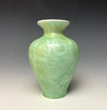 Load image into Gallery viewer, Crystalline Glazed Mini Vase - Mint Green