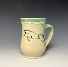 Load image into Gallery viewer, Jumping Horse Mug- Bermuda Green