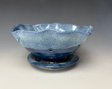 Load image into Gallery viewer, Deep Blue Lotus Berry Bowl #3