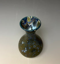 Load image into Gallery viewer, Cobalt Galaxy Crystalline Glazed Vase 13