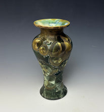 Load image into Gallery viewer, Iron Galaxy Crystalline Glazed Vase 3