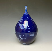 Load image into Gallery viewer, Winter Sky Blue Crystalline Teardrop