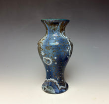 Load image into Gallery viewer, Cobalt Galaxy Crystalline Glazed Vase 6
