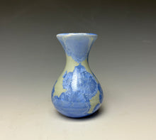 Load image into Gallery viewer, Powder Blue Crystalline Glazed Mini Vase