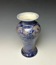 Load image into Gallery viewer, Periwinkle Crystalline Vase 2