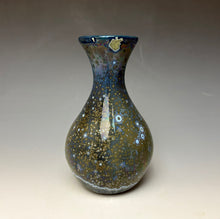 Load image into Gallery viewer, Cobalt Galaxy Crystalline Glazed Vase 13